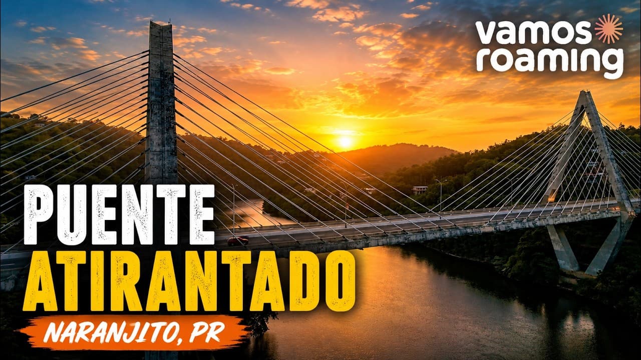Puente Atirantado de Naranjito: la vista escondida en la montaña